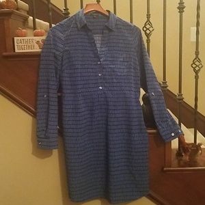 Stylish button up t-shirt dress